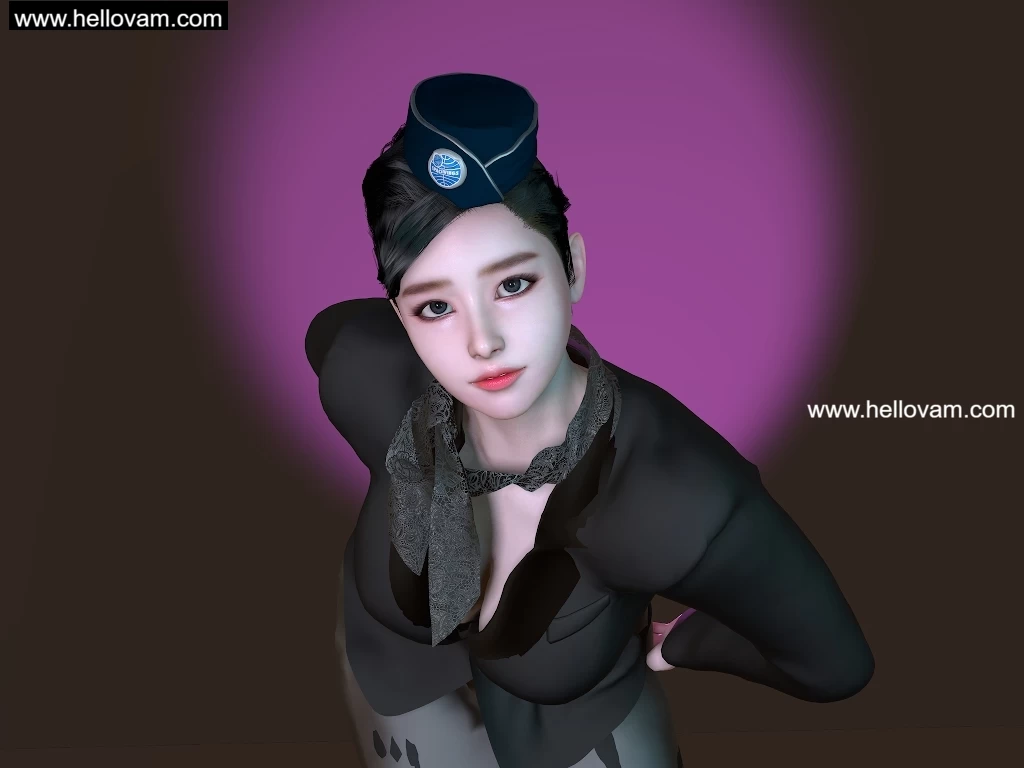 Airline_stewardess-Hellovam资源网